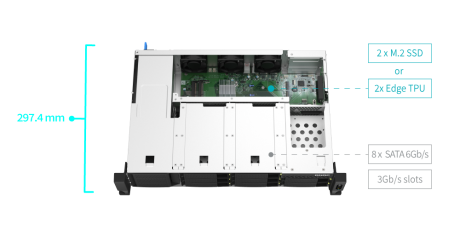 QNAP TS-873AeU-4G 8 YUVA NAS DEPOLAMA ÜNİTESİ (Resmi Distribütör Garantili)