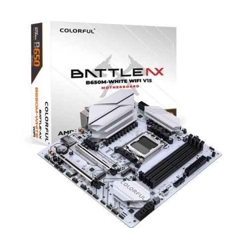 COLORFUL BATTLE-AX B650M-WHITE WIFI 6 V15 DDR5 7600