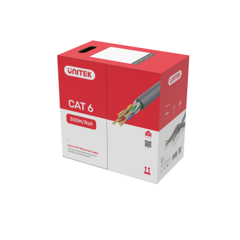 UNITEK CAT6 UTP 305M BAKIR KABLO 23AWG (Y-C876AGY)