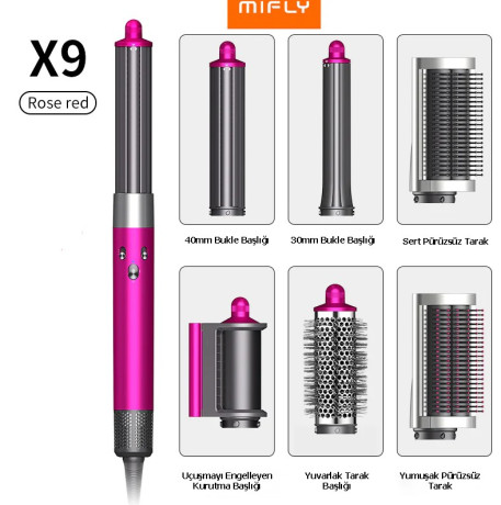 MIFLY MULTI X9 FONKSIYONLU PEMBE SAC SEKIL