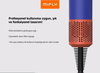 MIFLY SUPER HD18 HAIRDRYER MOR SAC KURUTMA MAK