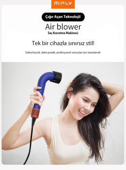 MIFLY SUPER HD18 HAIRDRYER MOR SAC KURUTMA MAK