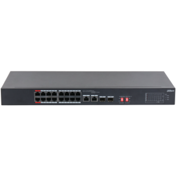 DAHUA DH-S3218-16ET-135 16 PORT 16XFE-2XGE-2XGE/SFP 135W POE SWİTCH