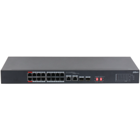 DAHUA DH-S3218-16ET-135 16 PORT 16XFE-2XGE-2XGE/SFP 135W POE SWİTCH