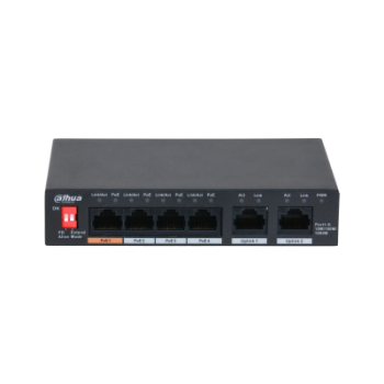 DAHUA PFS3006-4GT-60 6 PORT 4XGE-2XGE 60W POE SWİTCH