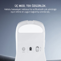 GAMEPOWER RADUS WIRELESS GAMING MOUSE WHITE