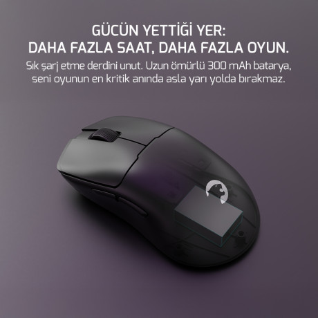 GAMEPOWER RADUS WIRELESS GAMING MOUSE BLACK