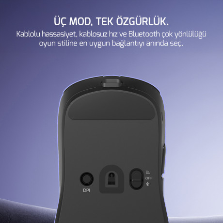 GAMEPOWER RADUS WIRELESS GAMING MOUSE BLACK