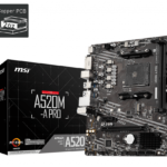 MSI A520M-A PRO DDR4 4600MHZ 1XHDMI 1XDVI 1XM.2 USB 3.2 MATX AM4 (AMD AM4 5000/4000/3000 SERİLERİ İLE UYUMLU)