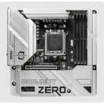 MSI B650M PROJECT ZERO DDR5 7600MT/S 1XHDMI 1XDP 2XM.2 USB MATX AM5 (AMD AM5 9000/8000/7000 SERİLERİ İLE UYUMLU) - Görsel 2
