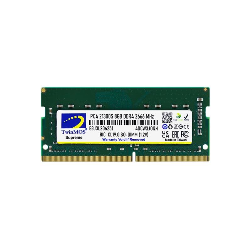 AB232TWM0001_63106 8 GB DDR4 2666MHZ TWINMOS NB MDD48GB2666N - Görsel 1