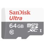64GB SANDISK ULTRA MICROSD 100MB/S SDSQUNR-064G-GN3MN