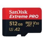 512GB SANDISK EXTREME PRO SDXC UHS-I A2 MICROSD SDSQXCD-512G-GN6MA