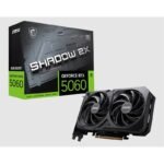 MSI GEFORCE RTX5060 8G SHADOW 2X OC MAX 8GB GDDR7 128BIT 1XHDMI 3XDP EKRAN KARTI