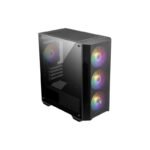 MSI MAG FORGE M100A AKRİLİK YAN PANEL 3X120MM 1X120MM ARGB FAN PSU YOK MATX GAMING KASA - Görsel 2