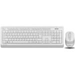 A4 TECH FG1010 BEYAZ Q MM 2.4G KABLOSUZ KLAVYE MOUSE SET