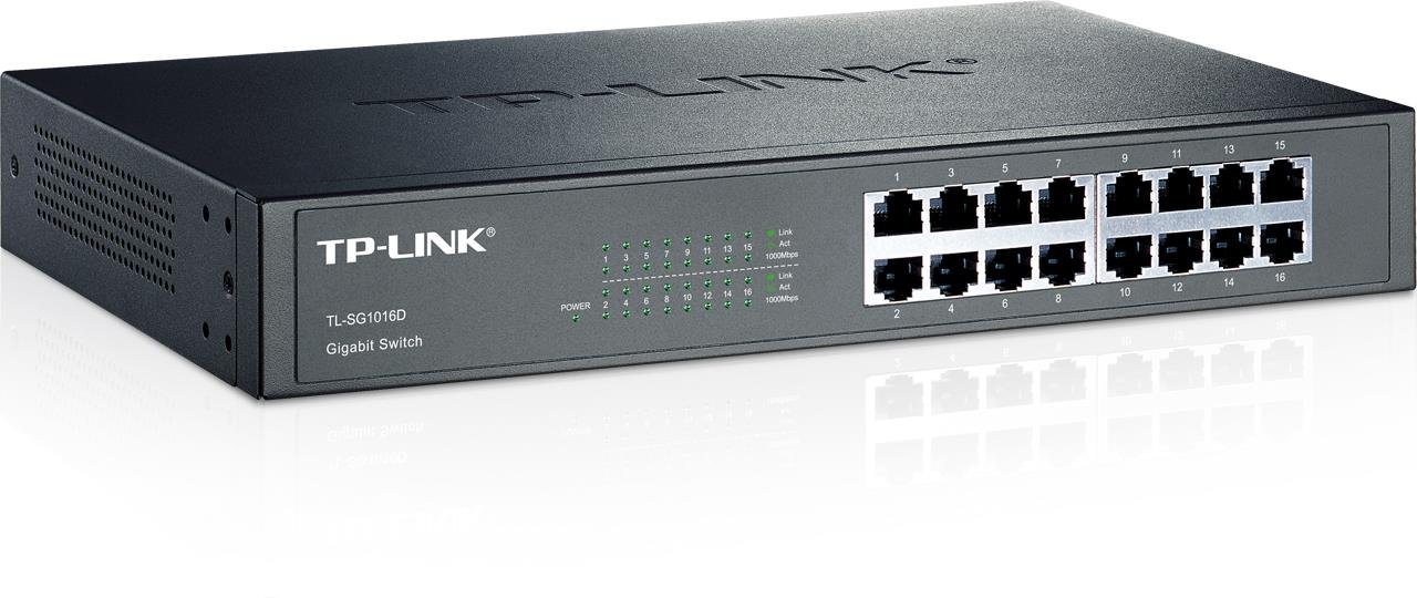 NH113TPL01_11494 TP-LINK TL-SG1024D 24 PORT GIGABIT METAL KASA RACKMOUNT SWITCH - Görsel 1