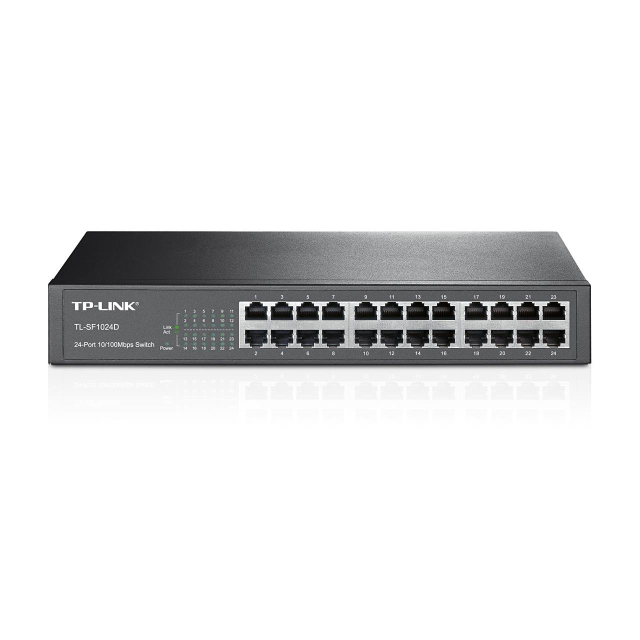 NH123OEM0001_11558 TP-LINK TL-SF1024D 24 PORT 10/100 METAL KASA RACKMOUNT SWITCH - Görsel 1