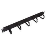 HCS C01-09A07 1U 19" FIRÇALI KABLO DÜZENLEYİCİ