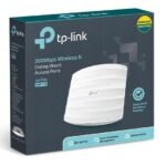 TP-LINK OMADA EAP115 1 PORT 10/100 2.4GHZ 300MBPS WIFI5 2X4DBI ANTEN TAVAN TİPİ ACCESS POINT (POWER ADAPTÖRÜ DAHİL)