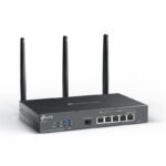 TP-LINK OMADA ER706W AX3000 WIFI6 1XGIGABIT SFP WAN/LAN PORT 1XGIGABIT RJ45 WAN PORT 4XGIGABIT WAN/LAN RJ45 VPN ROUTER