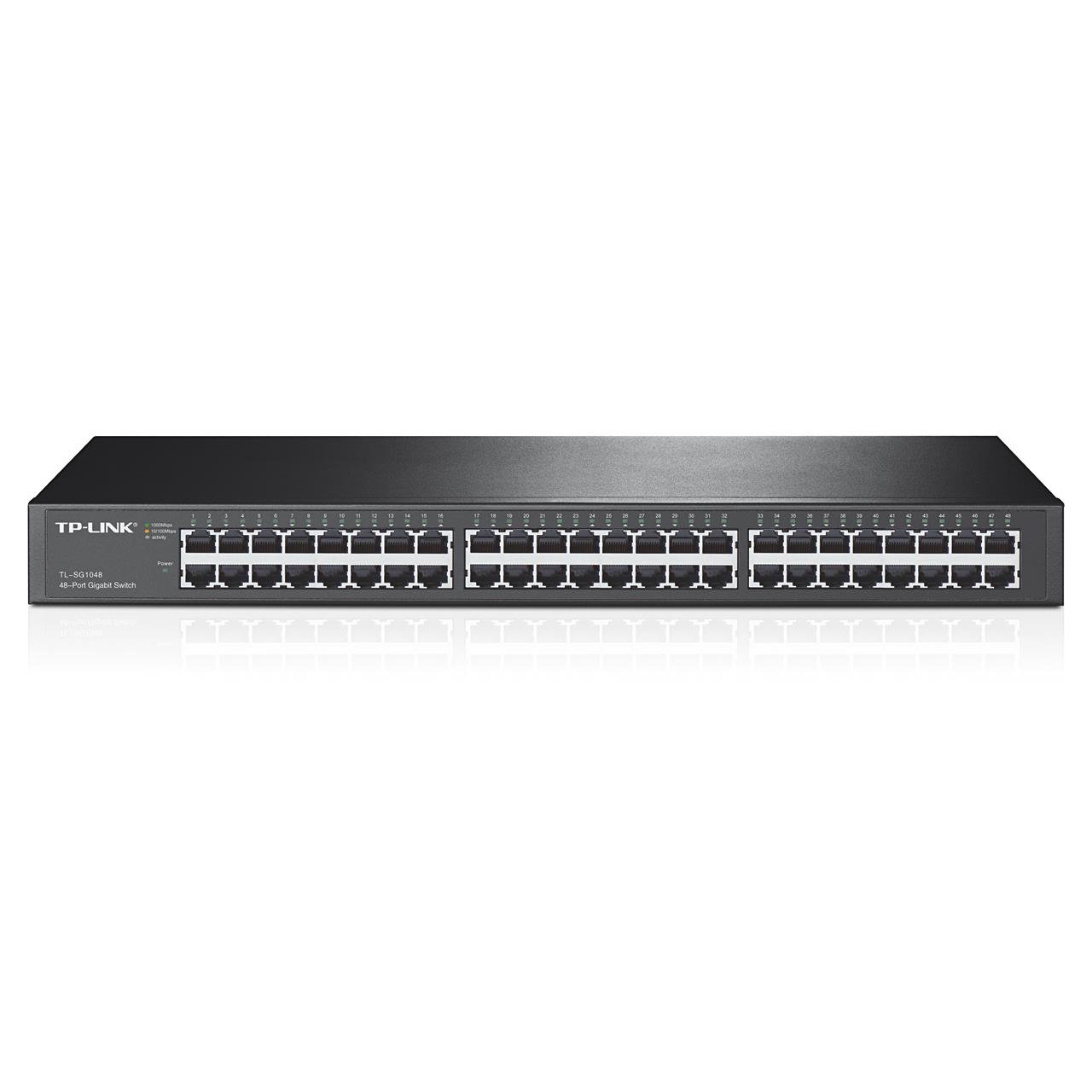 NS100TPL0015_11496 TP-LINK TL-SG1048 48 PORT GIGABIT METAL KASA RACKMOUNT SWITCH - Görsel 1