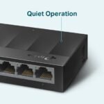 TP-LINK LS1005G 5 PORT 10/100/1000 GIGABIT PLASTİK KASA SWITCH - Görsel 3