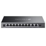 TP-LINK OMADA ES210GMP 10 PORT GIGABIT + 8-PORT POE+ YÖNETİLEBİLİR 123W POE METAL KASA SWITCH - Görsel 2