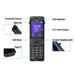 YEALINK AX83H 2.4 INC RENKLİ EKRAN HD SES GÖRÜLTÜ ENGELLEME WIFI 6 IP DECT TELEFON - Görsel 3