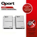 QPORT Q-HEX5 KVM 4K HDMI EXTENDER CAT6 120M 2 Lİ PAKET