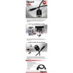QPORT Q-DPV DISPLAY PORTUNDAN VGA 1,8 METRE ÇEVİRİCİ KABLO - Görsel 2