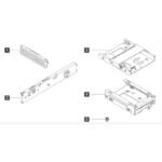 LENOVO ST45 V3 1x3.5 HDD + ODD Cage Kit 4XF7A96626